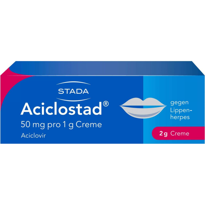 Aciclostad gegen Lippenherpes 2 g Creme