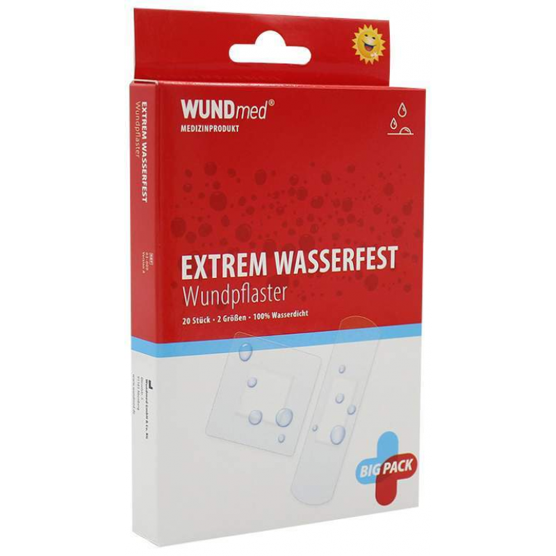 Pflaster Extrem Wasserfest 2 Größen 20 Pflaster