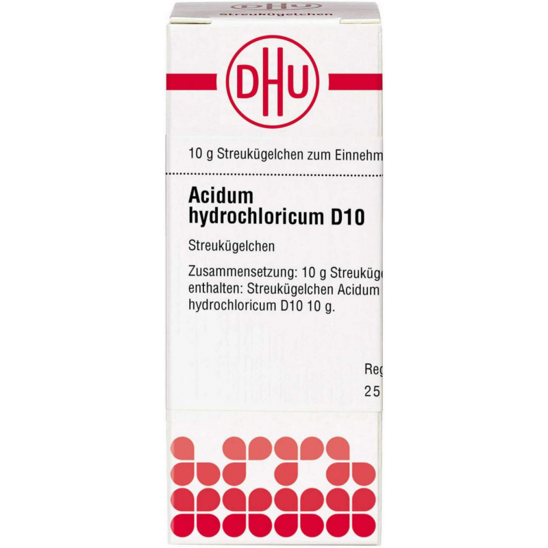 Dhu Acidum Hydrochloricum D 10 Globuli 10g