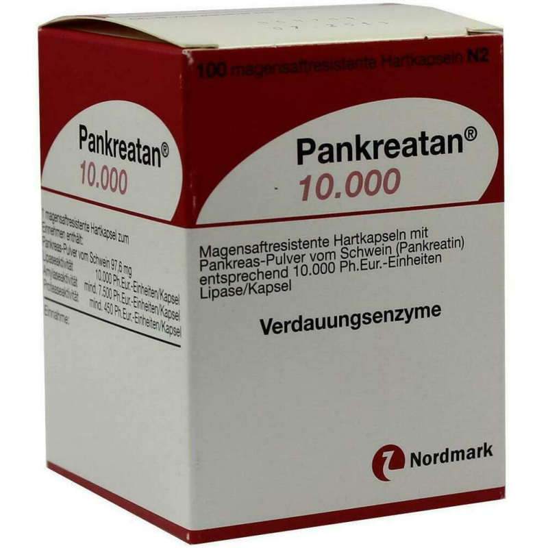 Pankreatan 10.000 100 Magensaftresistente Kapseln