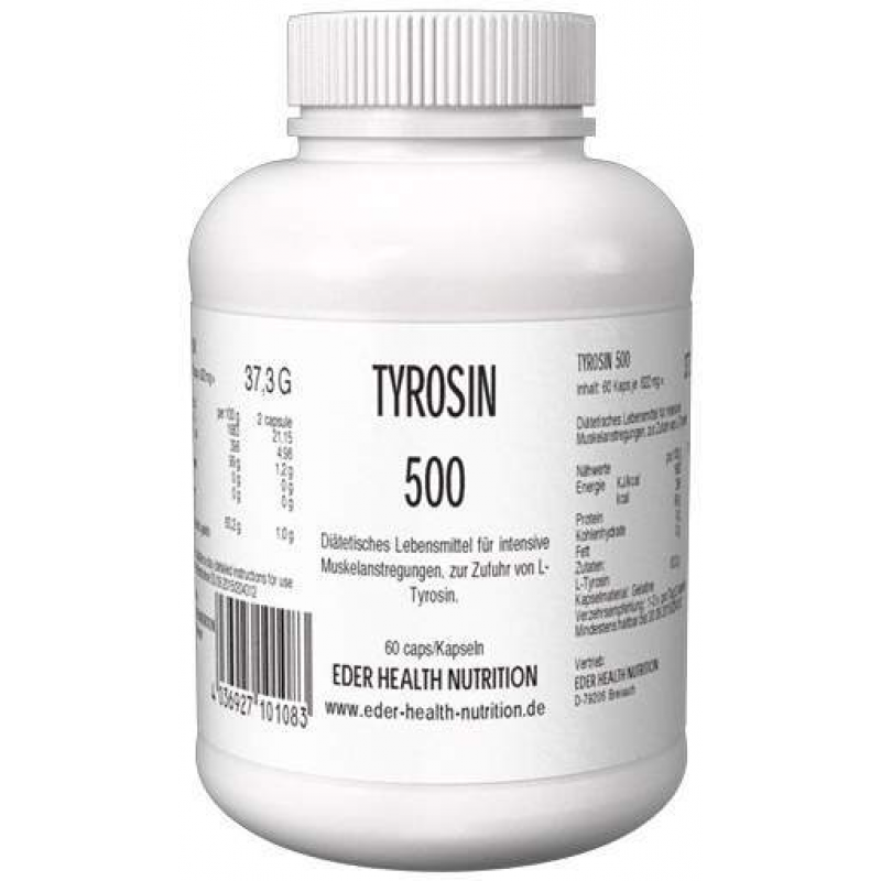 Tyrosin 500 60 Kapseln
