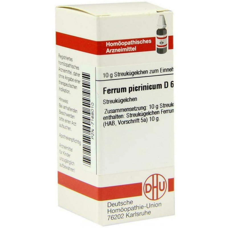 Dhu Ferrum Picrinicum D6 Globuli