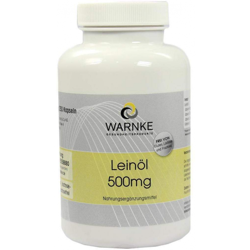 Leinöl 500 mg 250 Kapseln