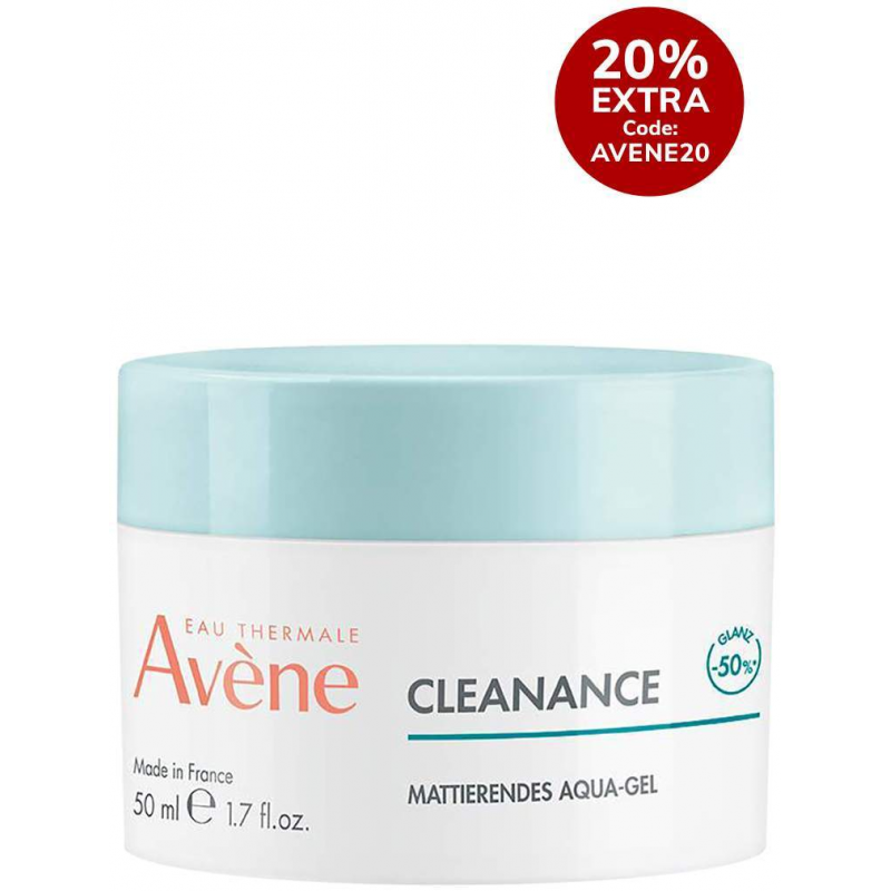 Avene Cleanance mattierendes Aqua-Gel für unreine Haut 50 ml