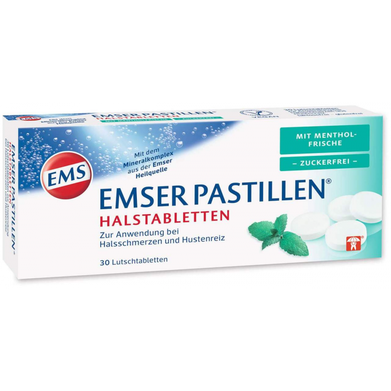 Emser Pastillen mit Mentholfrische zuckerfrei 30 Stück