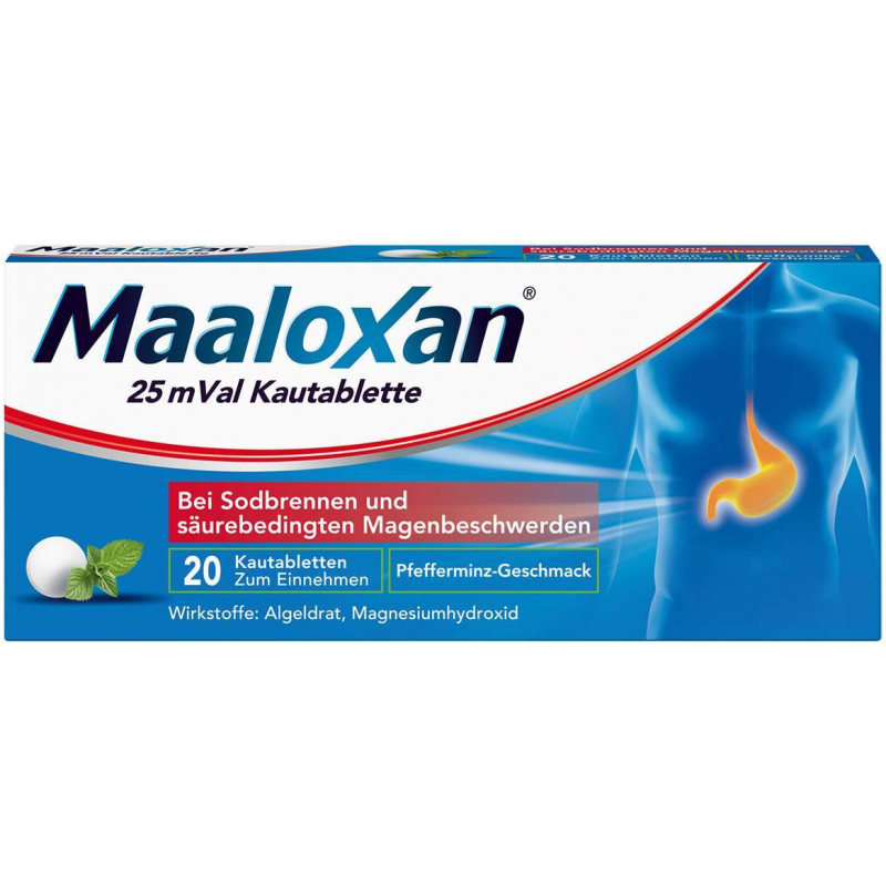 Maaloxan 25 mVal 20 Kautabletten