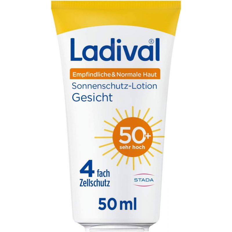 Ladival empfindliche und normale Haut Sonnenschutz-Lotion Gesicht LSF 50+ 50 ml