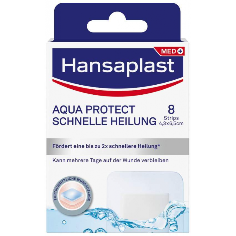 Hansaplast Aqua Protect Pflaster schnelle Heilung 8 Stück