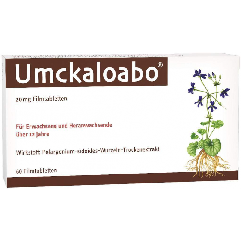 Umckaloabo 20 mg 60 Filmtabletten