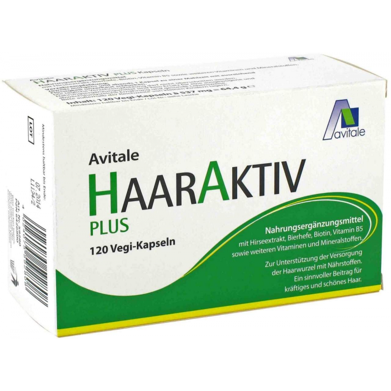 Haaraktiv Plus Vegi 120 Kapseln