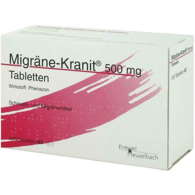 Migräne Kranit 500 mg 100 Tabletten