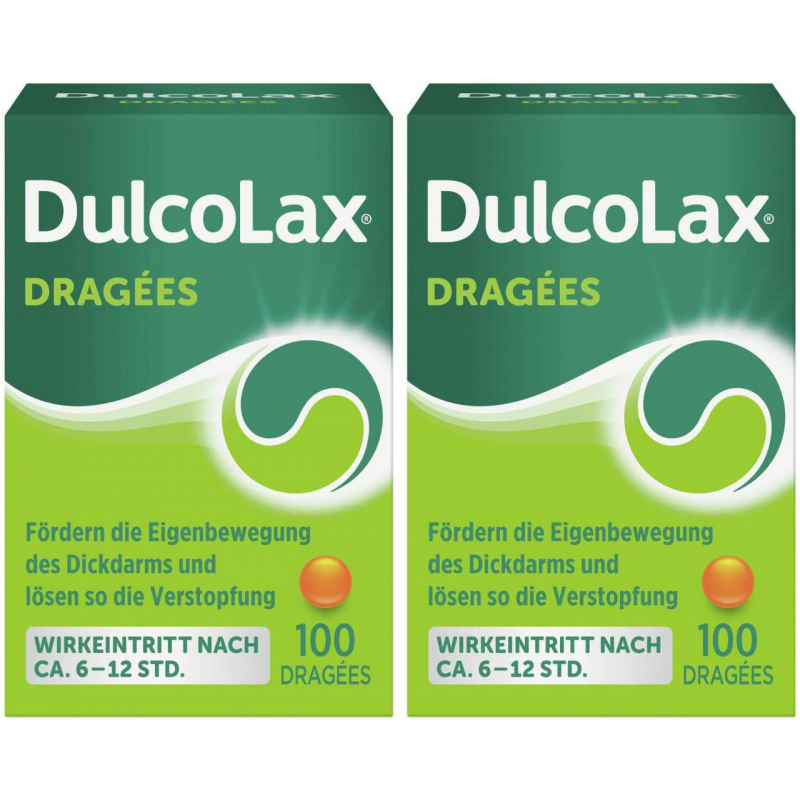 Sparset Dulcolax 2 x 100 Dragees Dose