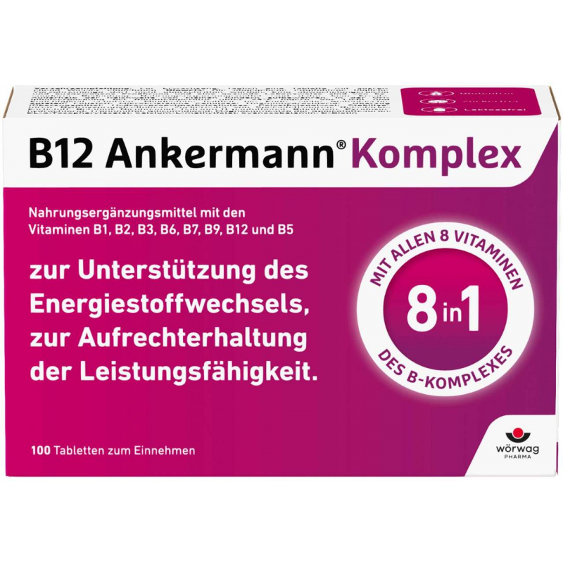 B12 Ankermann Komplex 500 µg 100 überzogene Tabletten