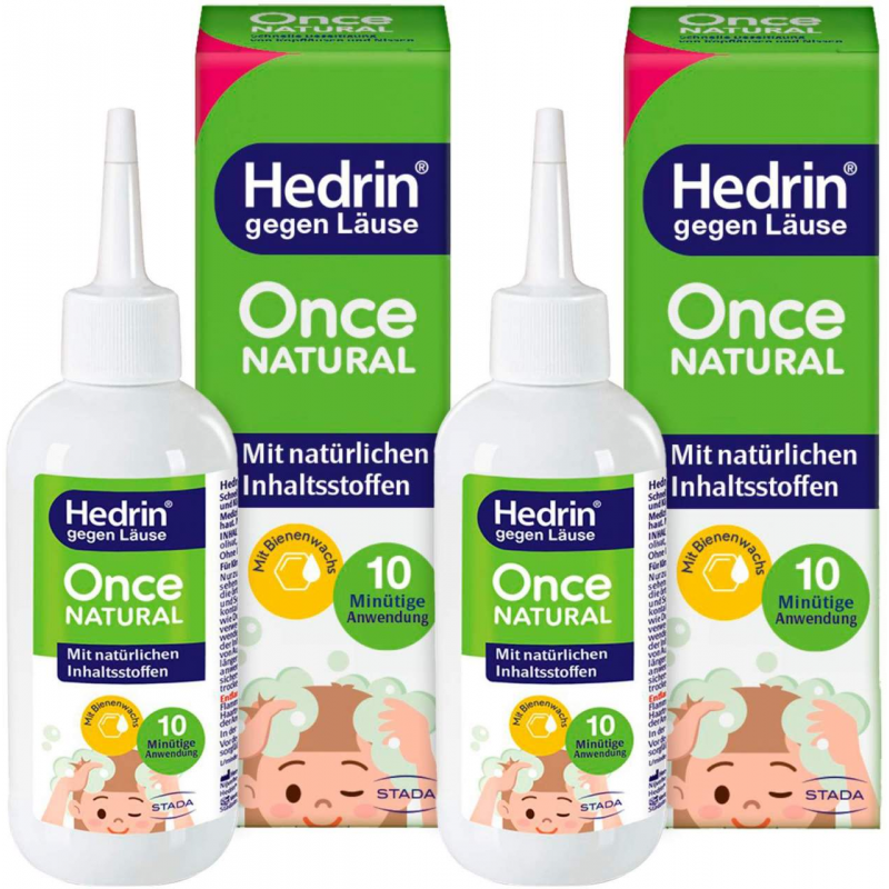 Hedrin Once Natural 2 x 100 ml