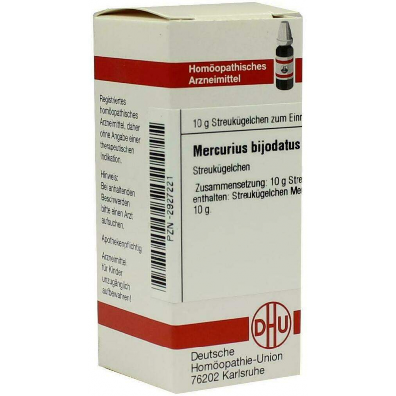 Dhu Mercurius Bijodatus D6 Globuli