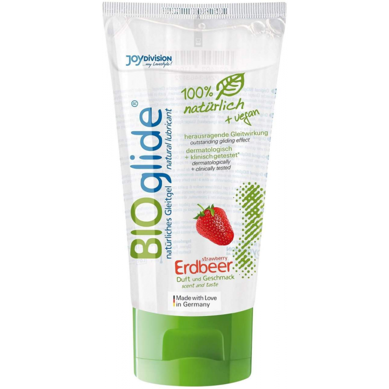 Bioglide Erdbeer 80 ml Gel 100 % Bio