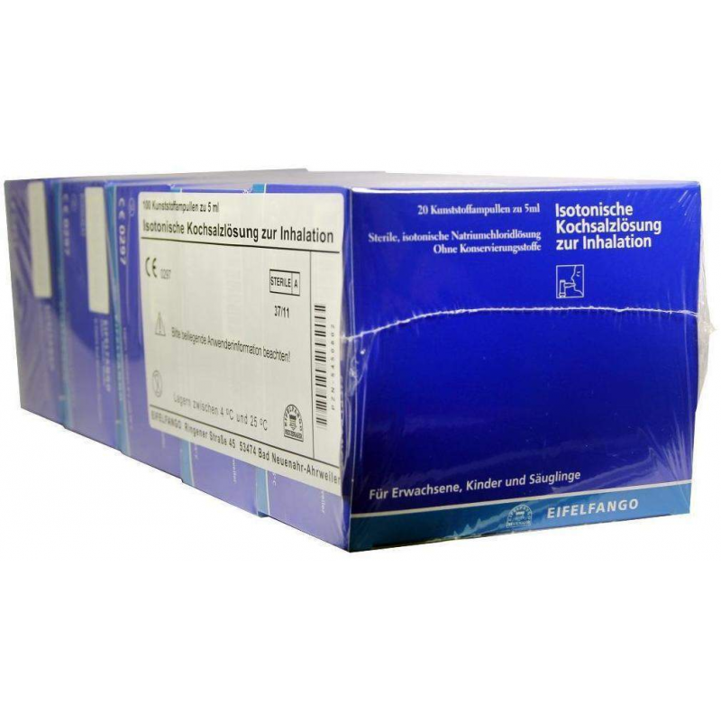 Isotonische Kochsalzlösung zur Inhalation 100 X 5 ml