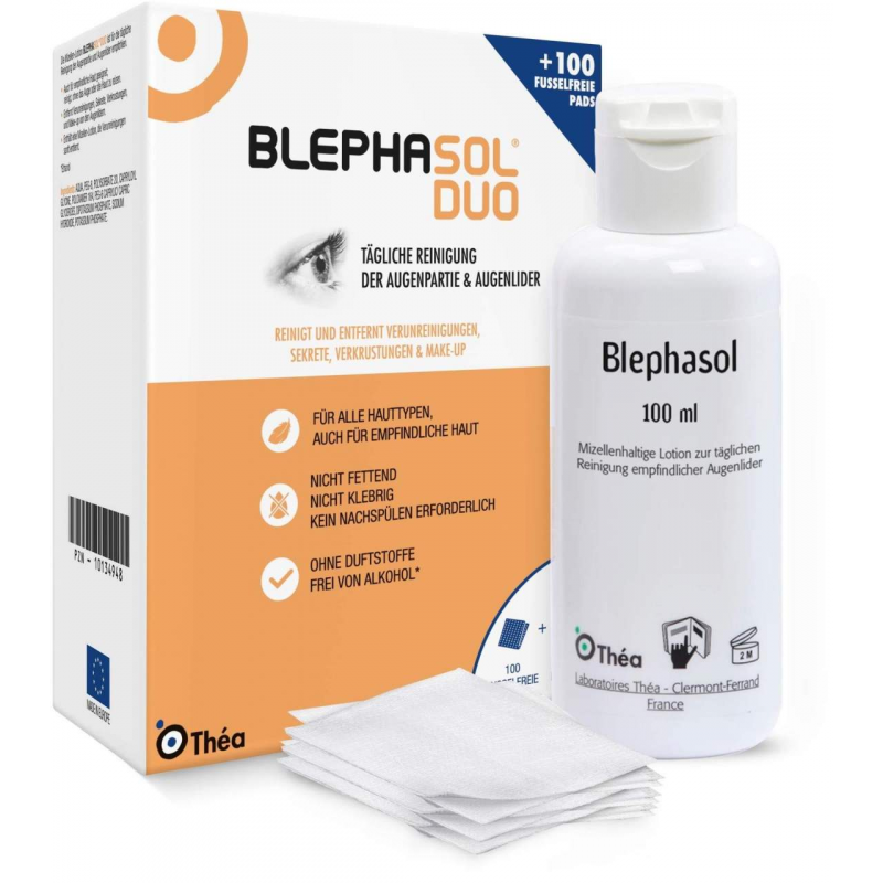 Blephasol Duo 100 ml Lotion + 100 Reinigungspads