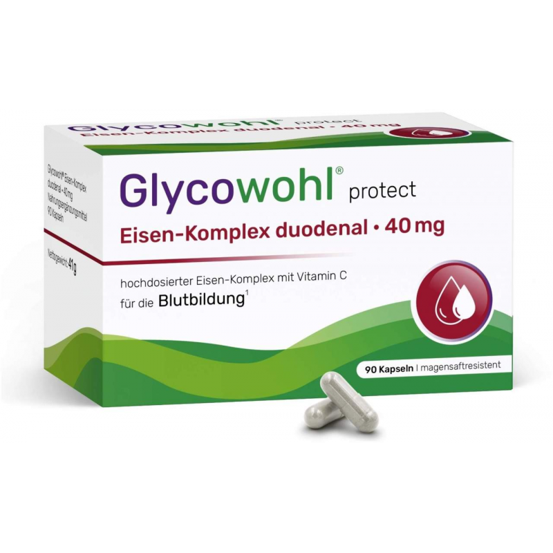 Glycowohl Eisen- Komplex Duodenal 40 mg + Vitamin C Hochdosiert...