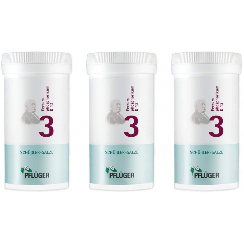 Biochemie Pflüger 3 Ferrum phosphoricum D12 3 x 400 Tabletten
