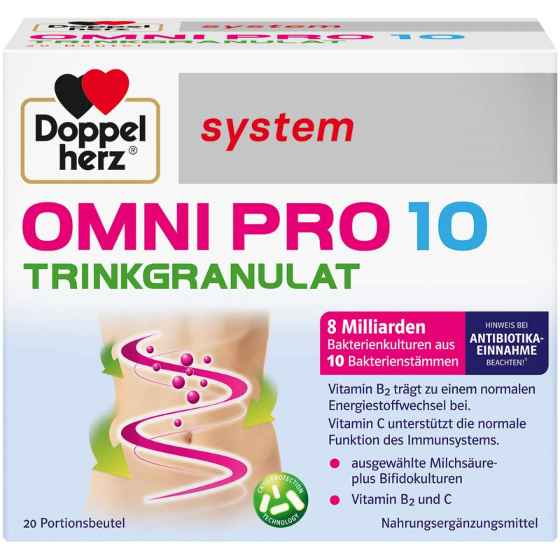 Doppelherz system Omni Pro 10 Trinkgranulat 20 Beutel