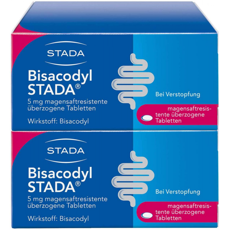Bisacodyl Stada 5 mg magensaftresistent überzogene Tabletten 2 x 100 Stück