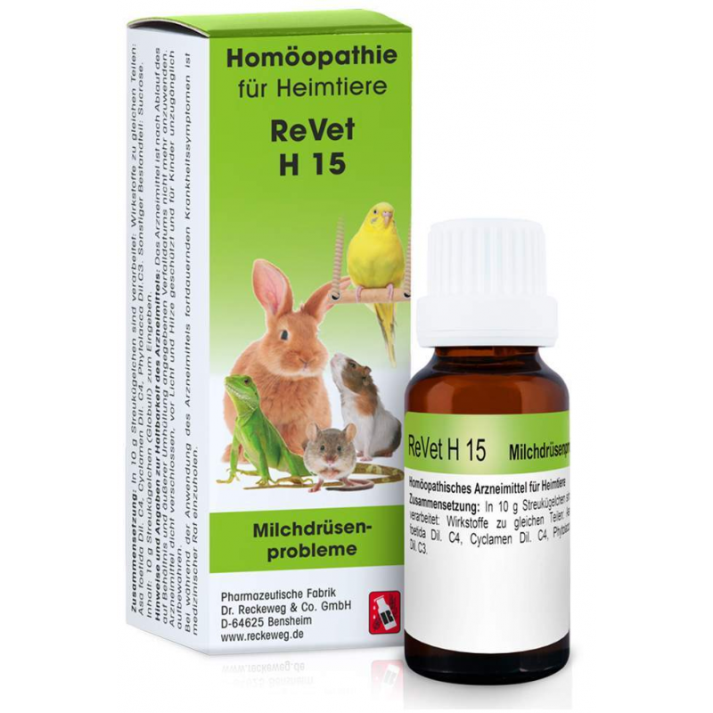 REVET H 15 Globuli f.Heimtiere 10 g