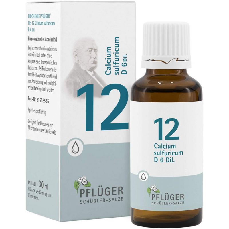 Biochemie Pflüger 12 Calcium Sulfuricum D6 30 ml Tropfen
