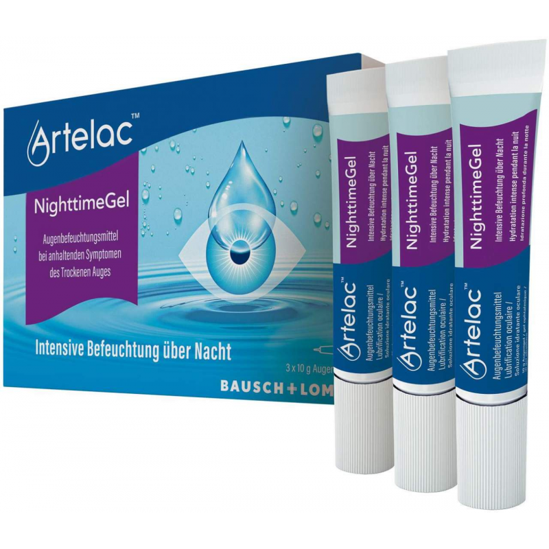 Artelac Nighttime Augengel 3 x 10 g