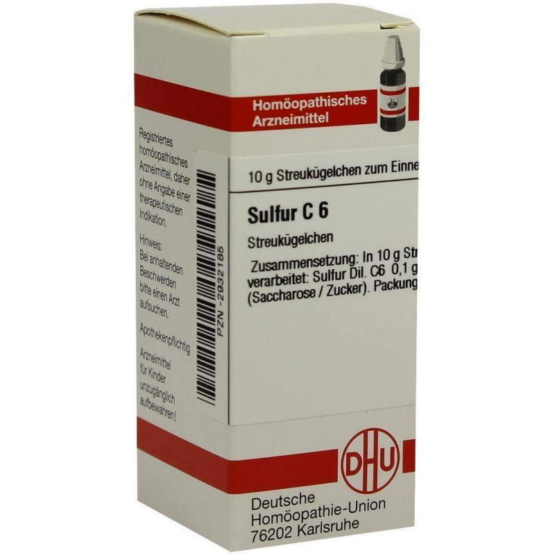 Dhu Sulfur C6 10 G Globuli
