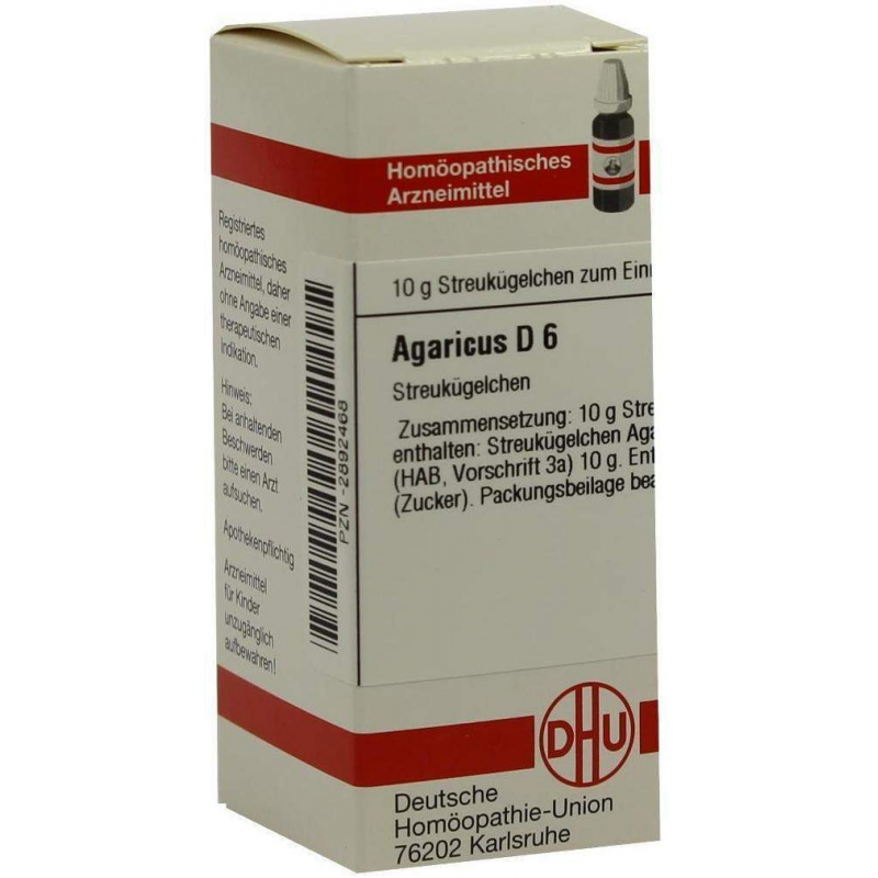 Dhu Agaricus D6 Globuli