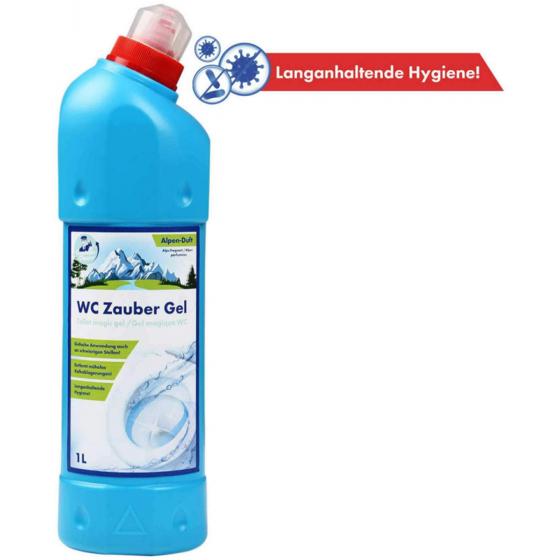 Captain Clean WC Zauber Gel mit Alpenduft 750 ml