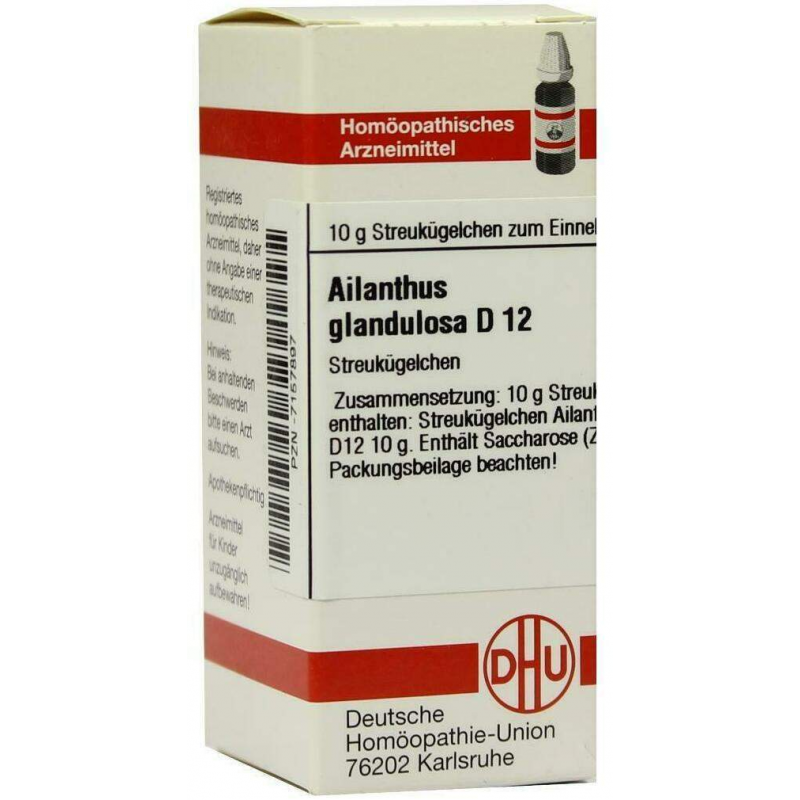 Dhu Ailanthus Glandulosa D12 Globuli