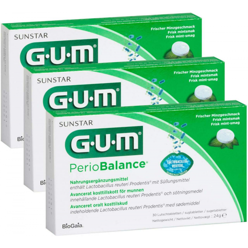 Gum Periobalance 3 x 30 Lutschtabletten