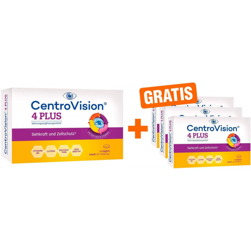 Centrovision 4 plus 60 Tabletten + gratis Centrovision 4 plus 30 Tabletten