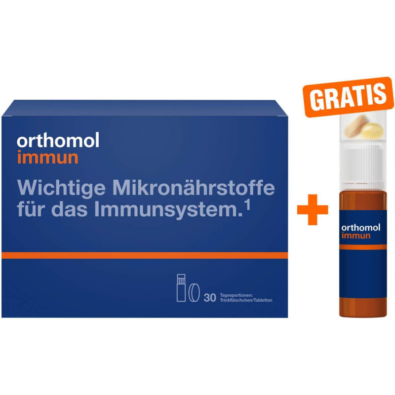 Orthomol immun 2 x 30 Trinkampullen + gratis Orthomol Immun 7 Trinkampullen