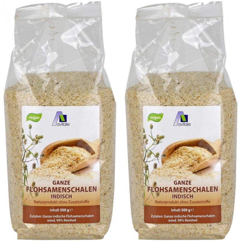 Flohsamenschalen indisch 2 x 500 g