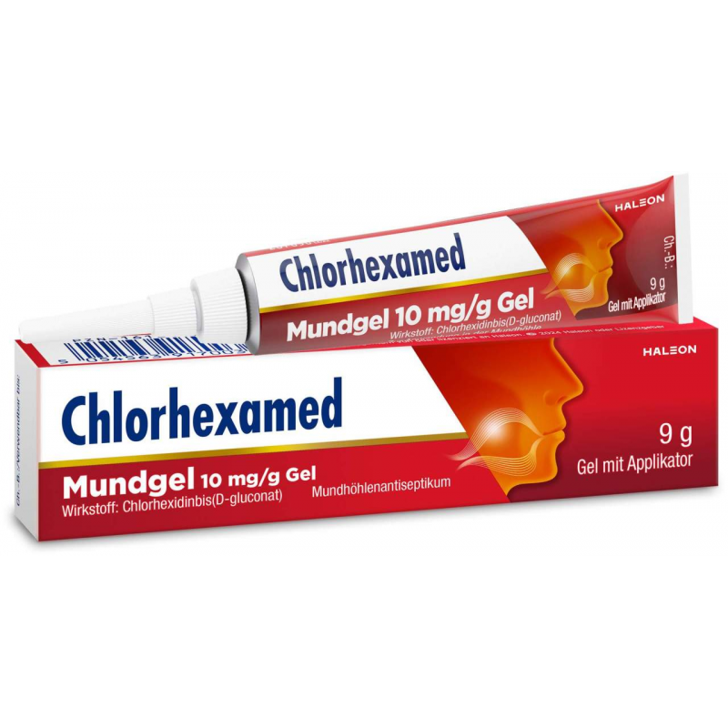 Chlorhexamed Mundgel 10 mg je g 9 g Gel