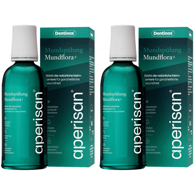 Aperisan Mundspülung Mundflora+ 2 x 400 ml