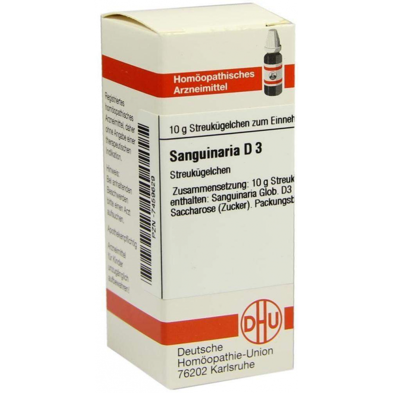 Dhu Sanguinaria D3 Globuli