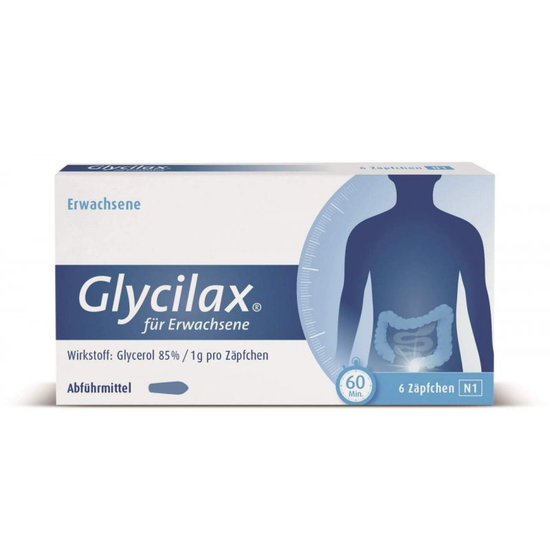 Glycilax Zäpfchen Für Erwachsene 6 Stück