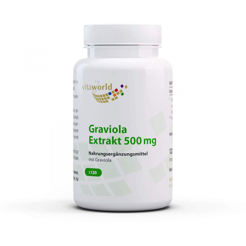 Graviola Extrakt 500 mg 120 Kapseln