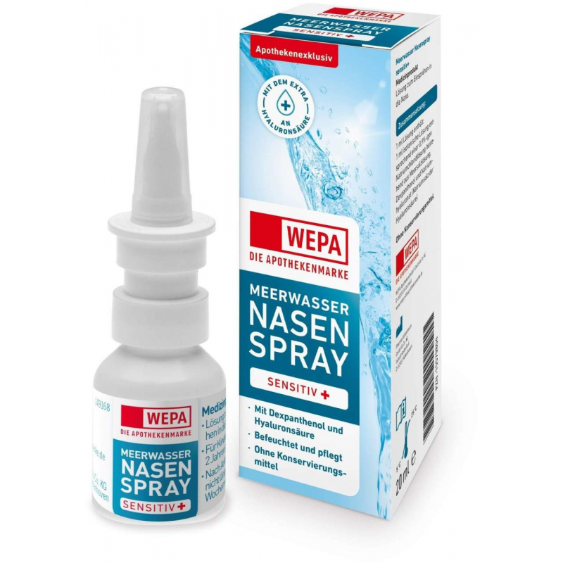 WEPA Meerwasser Nasenspray Sensitiv+ 20 ml