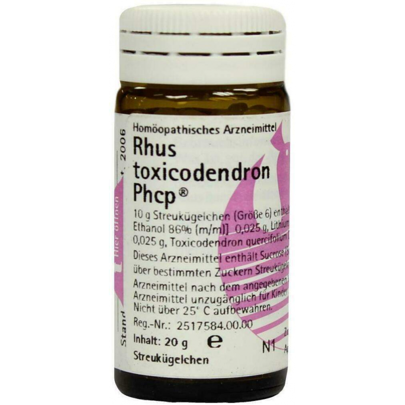 Rhus Toxicodendron Phcp Globuli 20 G