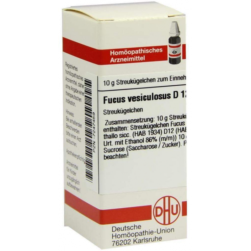 Dhu Fucus Vesiculosus D12 10 G Globuli