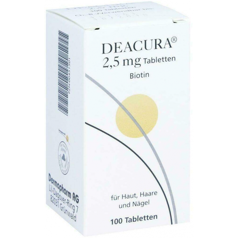 Deacura 2,5 mg 100 Tabletten