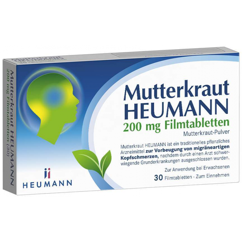 Mutterkraut Heumann 200 mg Filmtabletten 30 Stück