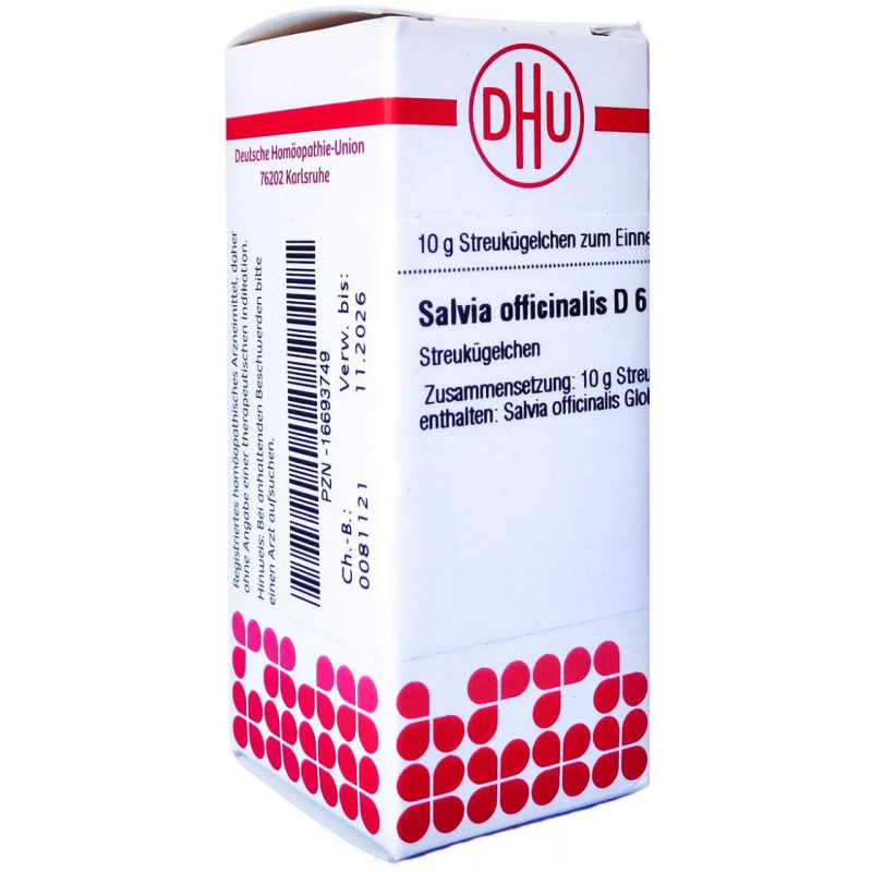 Dhu Salvia Officinalis D6 Globuli 10 G