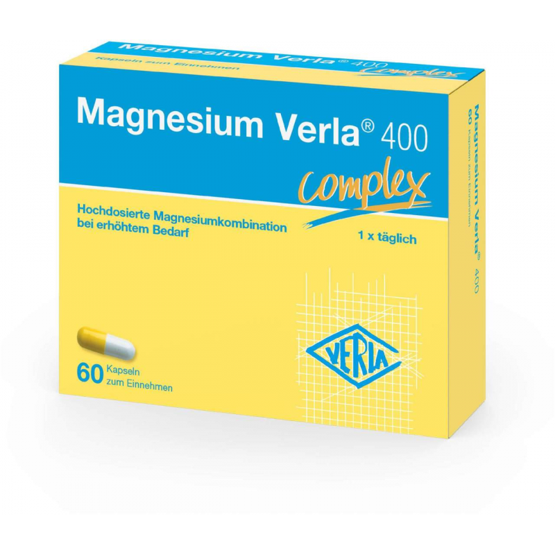 Magnesium Verla 400 complex Kapseln 60 Stück