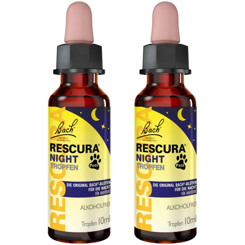 Bach Original Rescura Night Pets 2 x 10 ml Tropfen